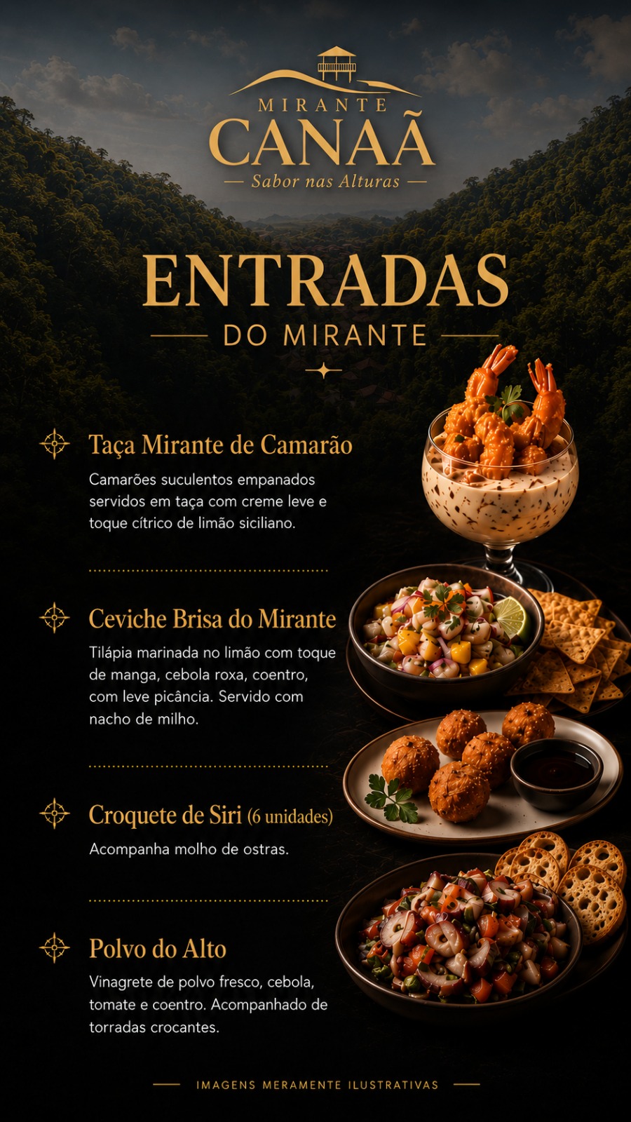 Principais Entradas