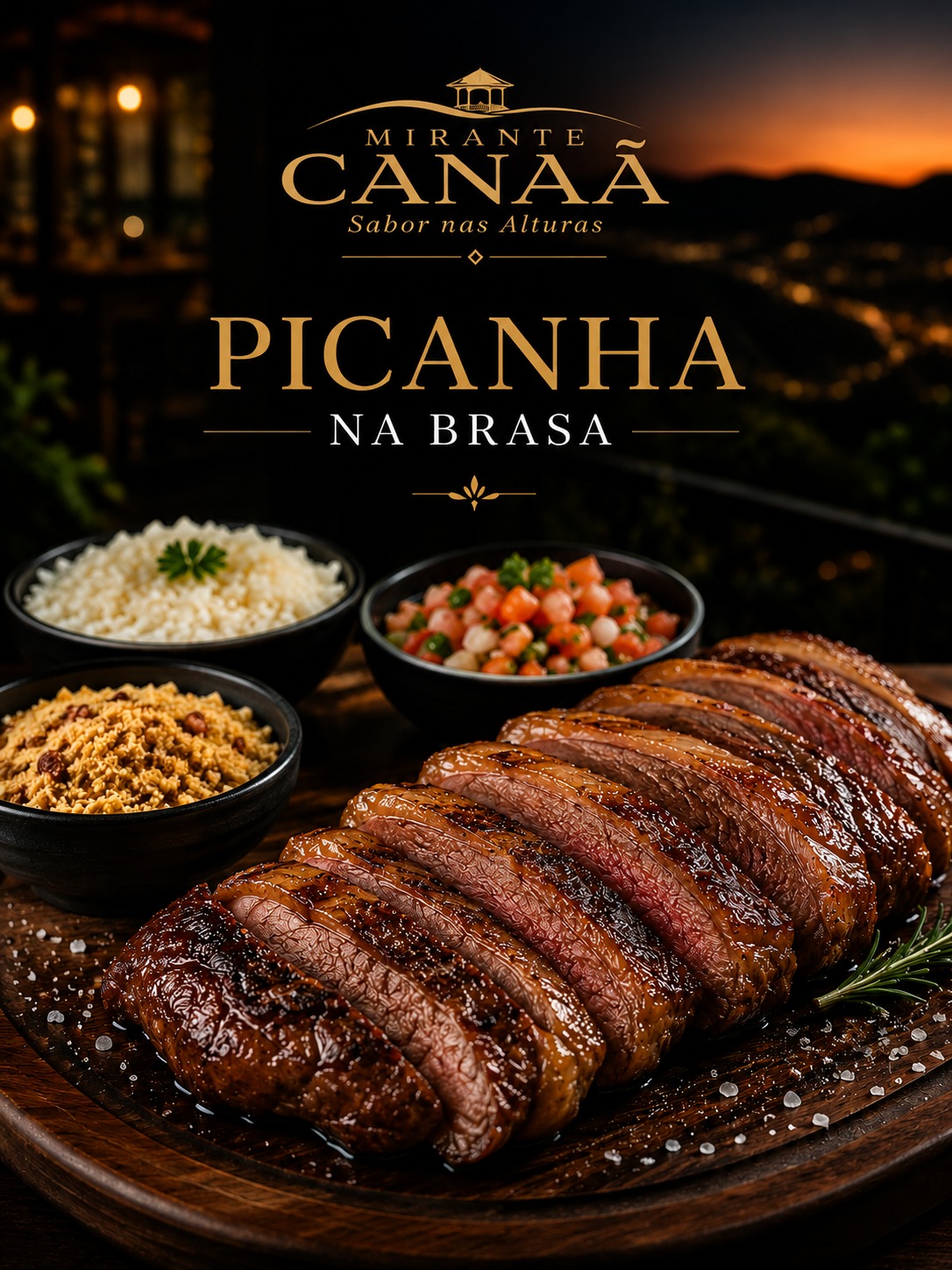 Picanha na brasa